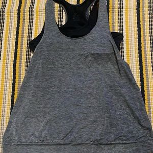 Nike Dri-fit tank with built in sports bra.